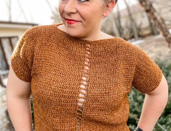 Free Tunisian Crochet Spring Sweater Pattern - Hooked Hazel